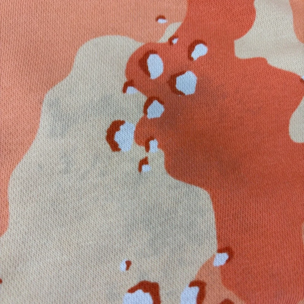 Nike Womens Camo Cropped Hoodie Size Medium Orange Desert Camouflage - Picture 7 of 14